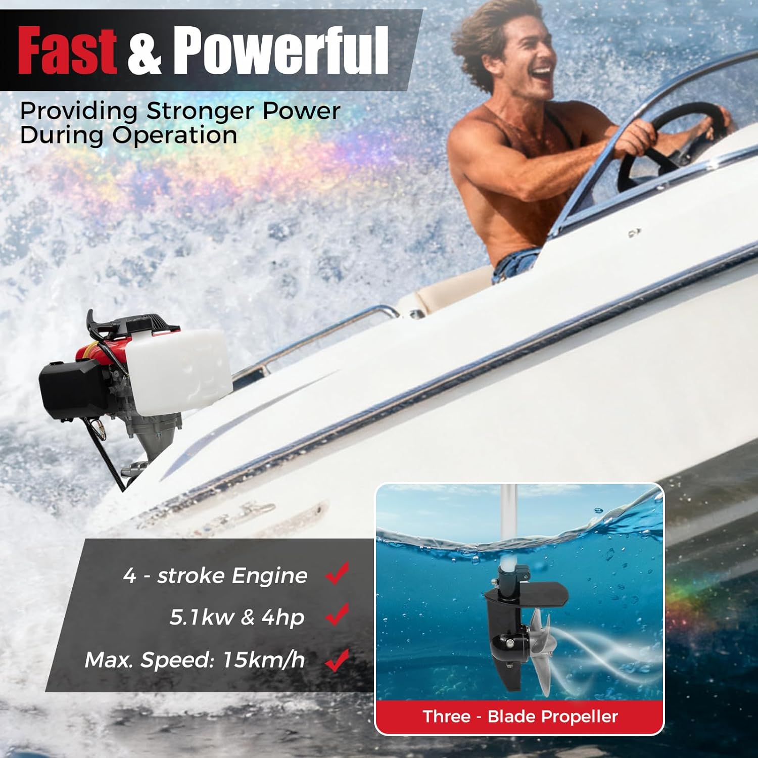4HP Dıştan Takma Motor, 4 Zama - Fishing Boat Outboard Motor incelemesi ve fiyatı